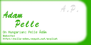 adam pelle business card
